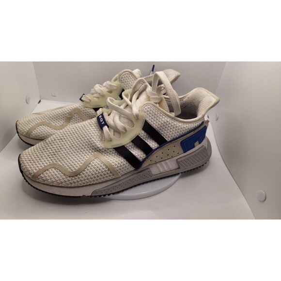 MENs ADIDAS EQT ADV 9117 WHITE BLACK BLUE RUNNING WALKING FITNESS SNEAKER Sz 9.5 - Picture 3 of 6